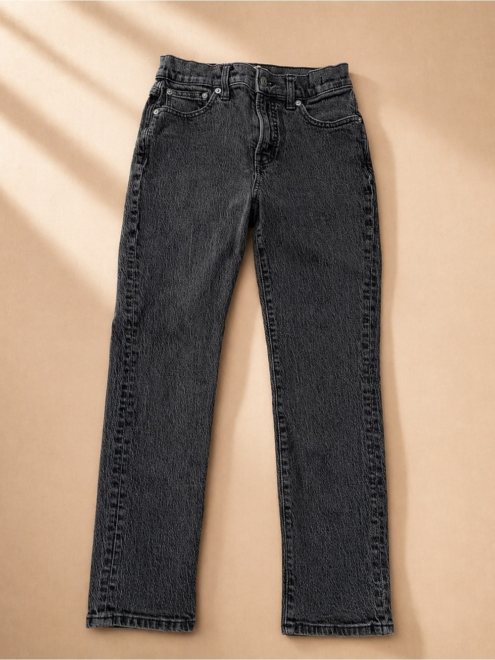 Madewell Black Straight Jeans